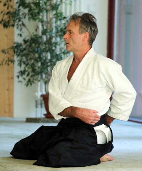 Jochen Knau in seinem Dojo